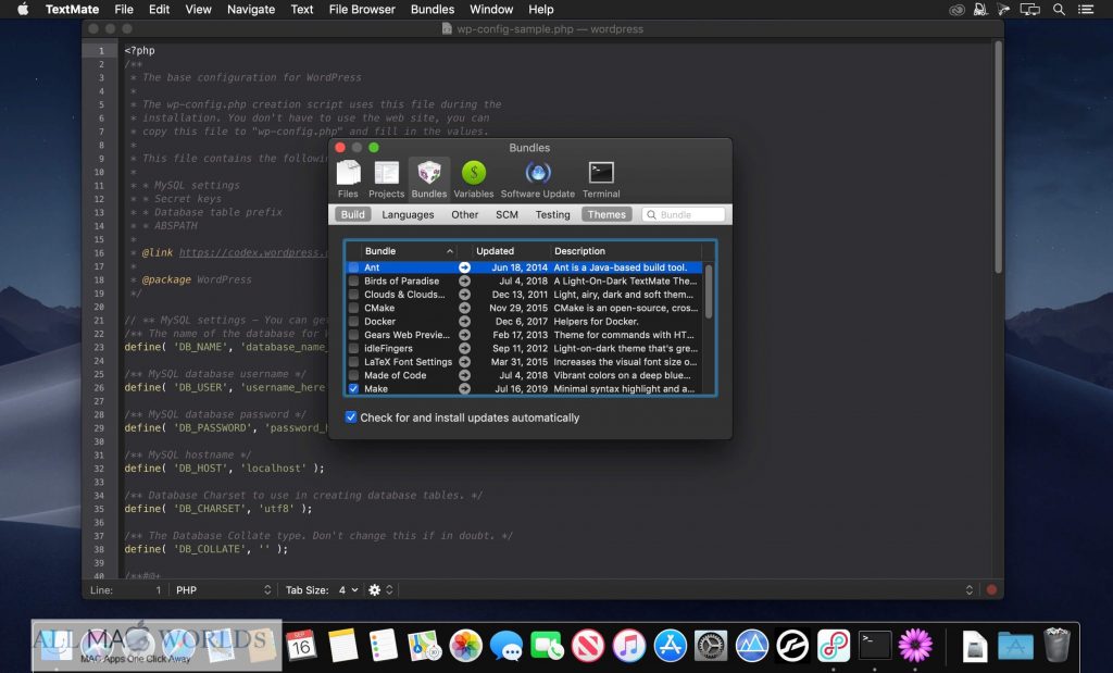 TextMate 2 for Mac Free Download 