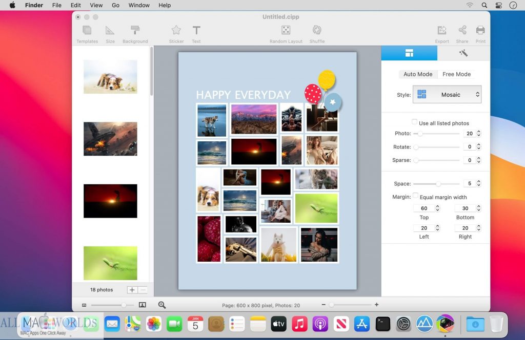 CollageIt 3 Pro for macOS Free Download