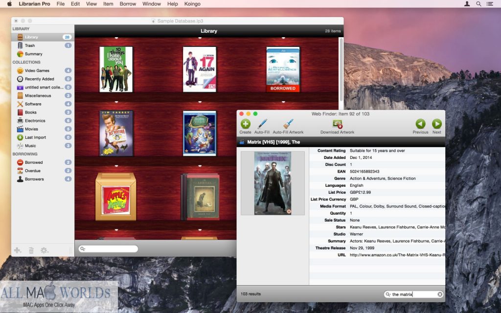 Librarian Pro 7 for macOS Free Download 