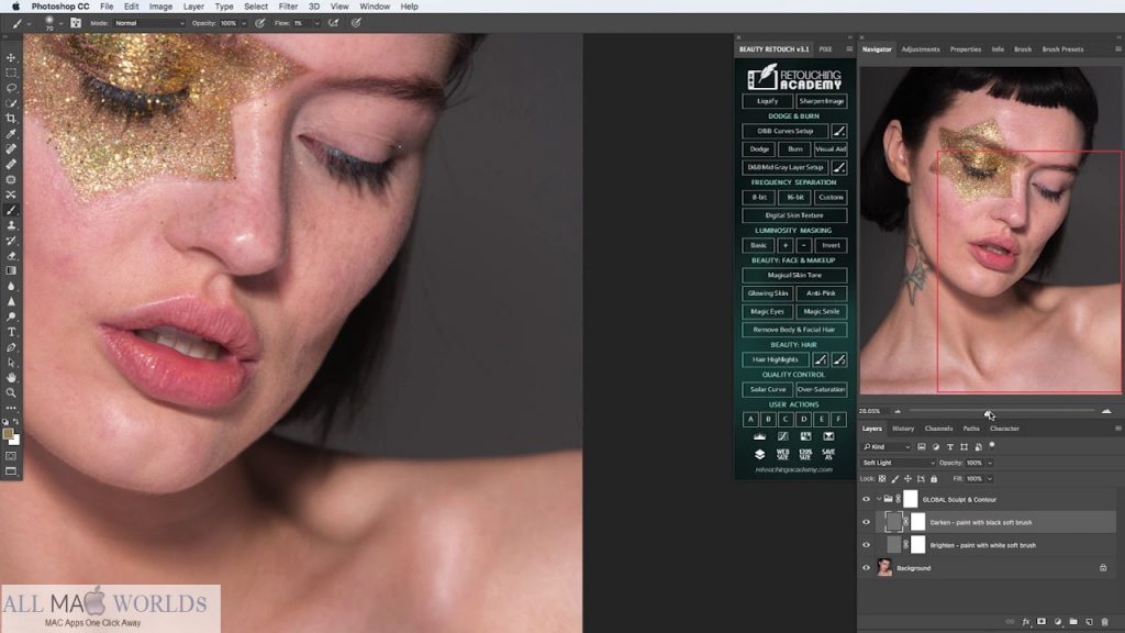 RA Beauty Retouch Panel for Photoshop 2021 for Free Download
