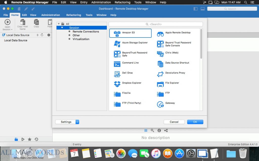 Remote Desktop Manager Enterprise 2021 for macOS Free Download