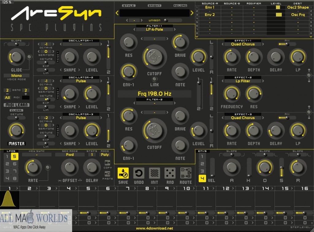 SPC Plugins ArcSyn Synthesizer 4 for macOS Free Download