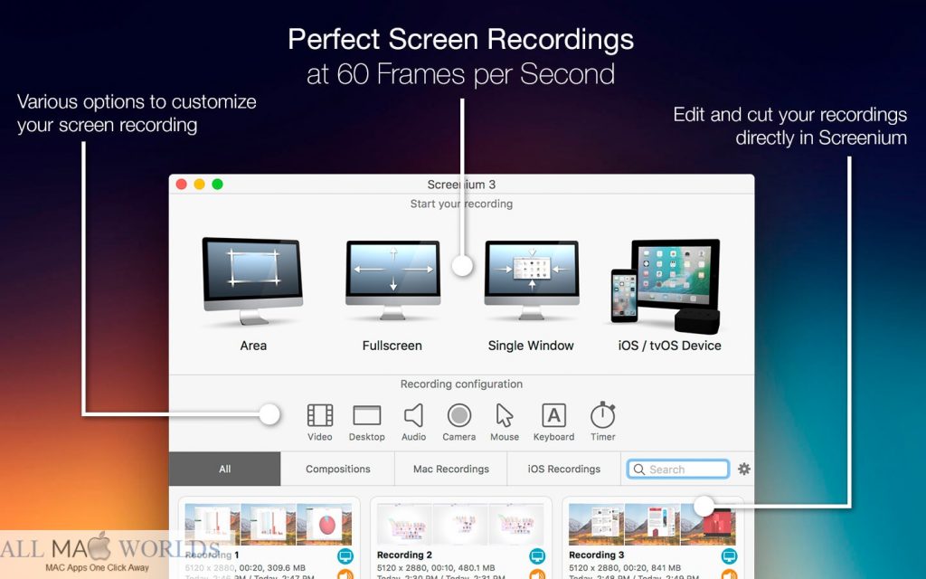 Screenium 3 for Mac Free Download