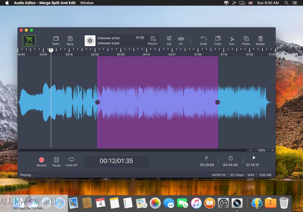 Audio Editor for macOS Free Download