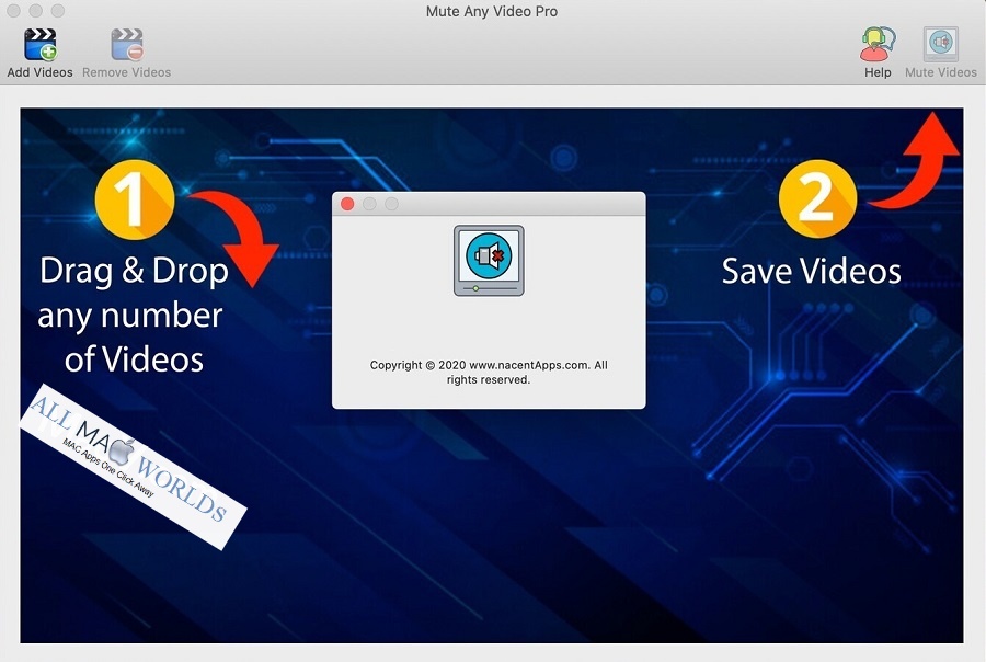 Mute Any Video Pro 2 for macOS Free Download