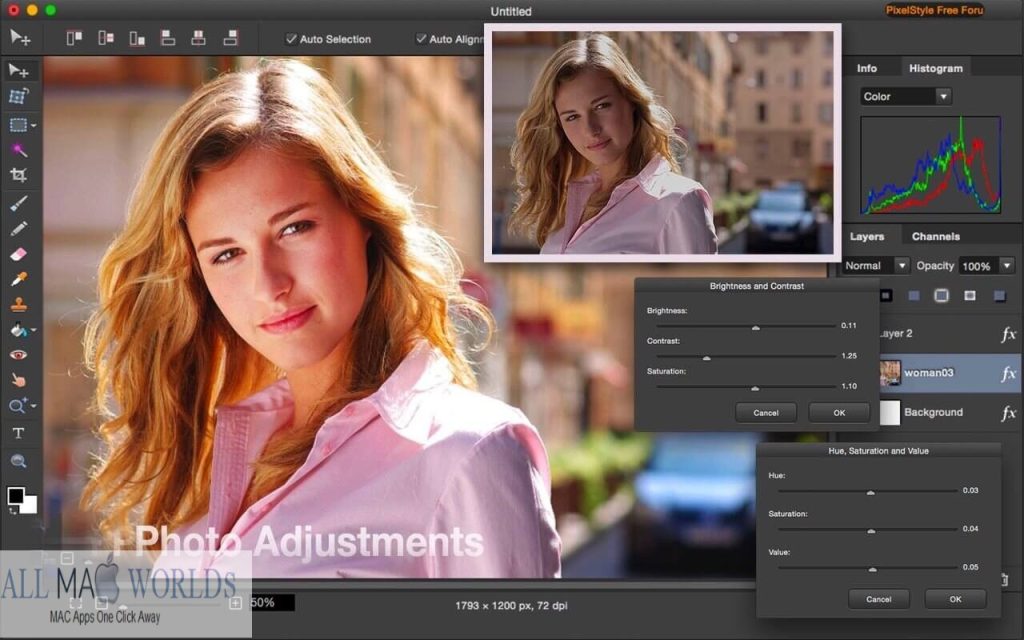 Photo Image Editor Pixelstyle 3 for macOS Free Download