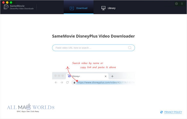 SameMovie DisneyPlus Video Downloader for Mac Free Download