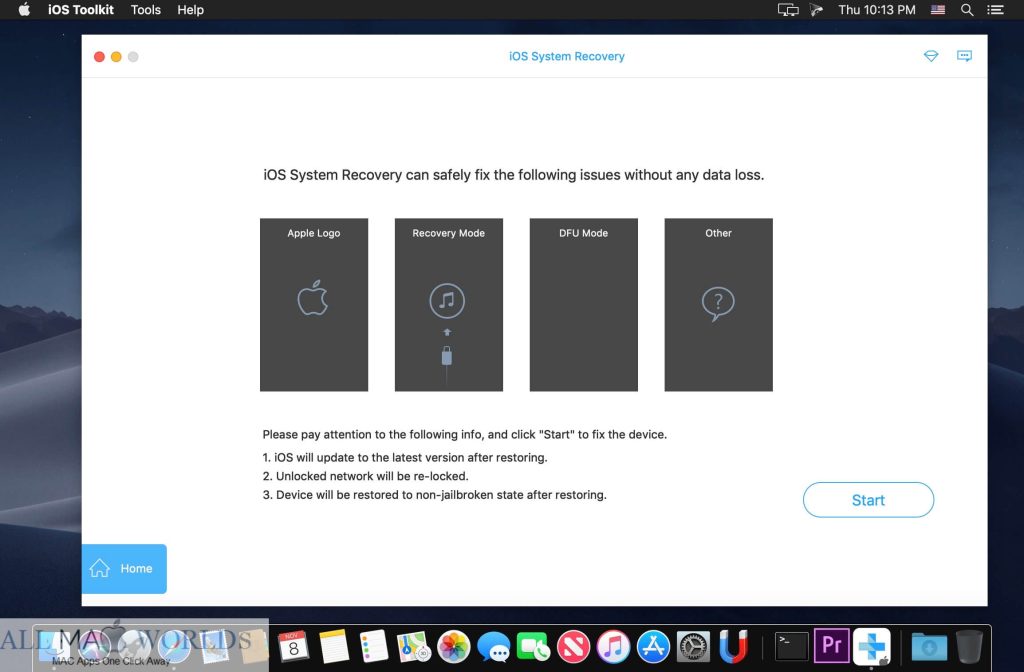 Apeaksoft iOS Toolkit for macOS Free Download