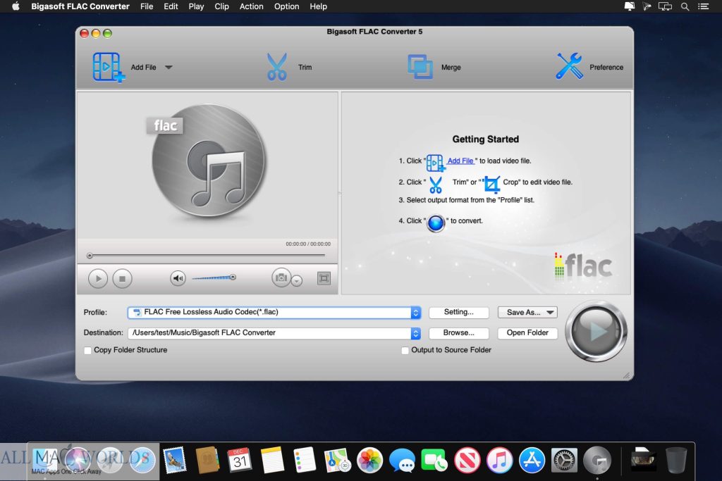 Bigasoft FLAC Converter 5 for Mac Free Download