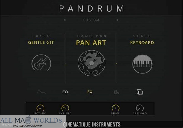 Cinematique Instruments Pandrum KONTAKT Library for Mac Free Download