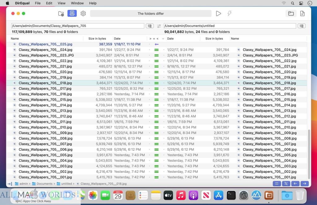 DirEqual 4 for macOS Free Download