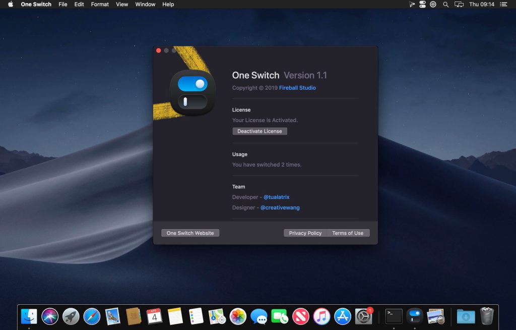 One Switch for macOS Free Download