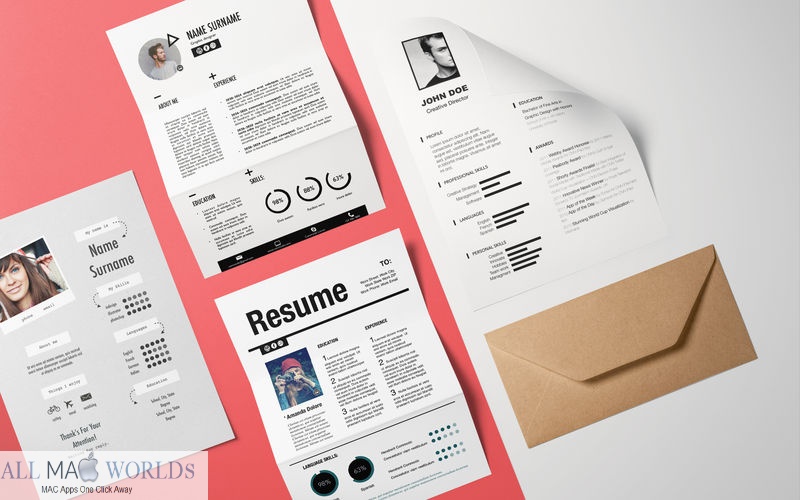 Resume Templates Design 3 for Free Download