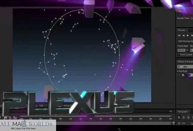 Rowbyte Plexus 3 for After Effects for Mac Free Download