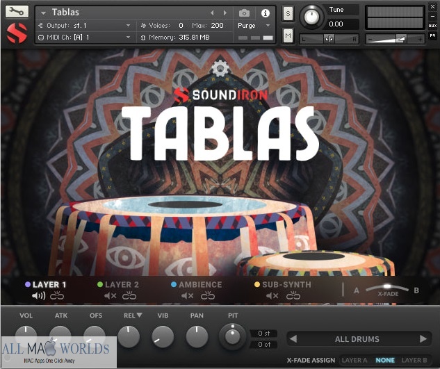 Soundiron Tablas 2 KONTAKT Library for Mac Free Download