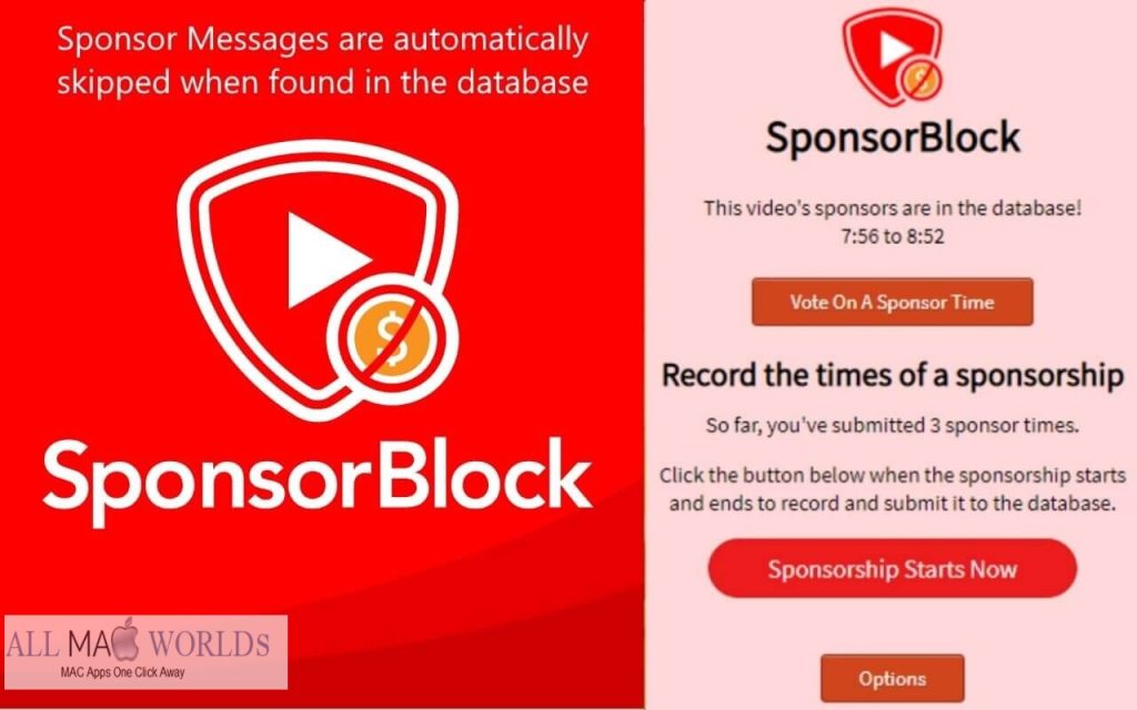 SponsorBlock for YouTube 4 for Mac Free Download