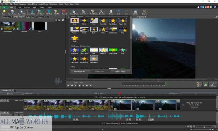 VideoPad Professional 11 for macOS Free Download