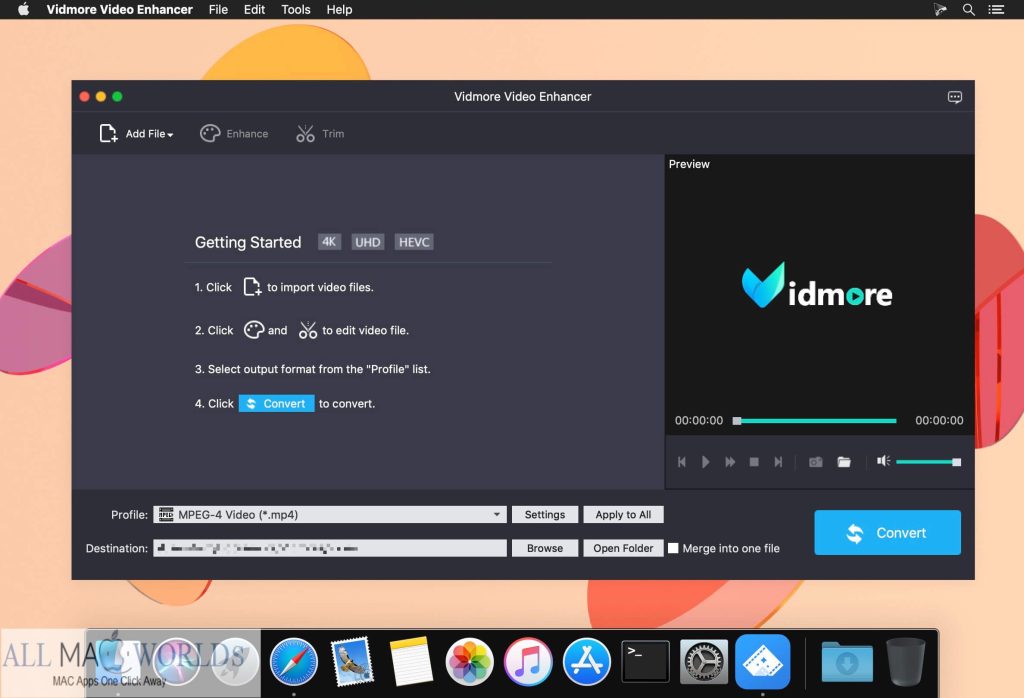 Vidmore Video Enhancer for Mac Free Download