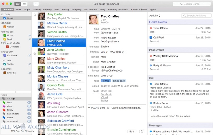 BusyContacts for Mac Free Download
