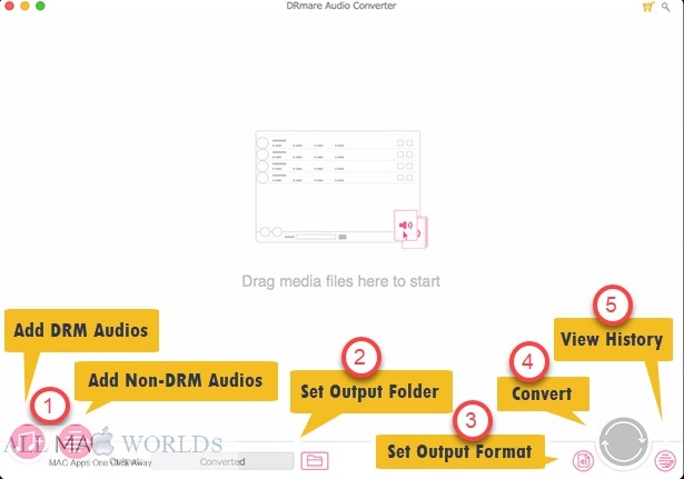 DRmare Audio Converter 2 for Mac Free Download