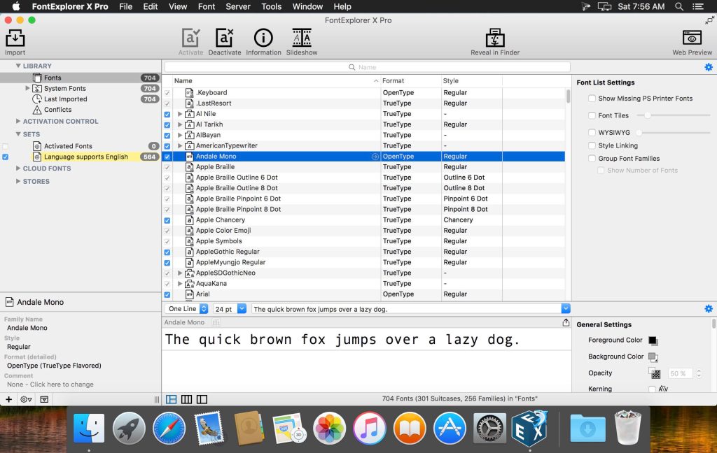 FontExplorer X Pro 7 for Mac Free Download