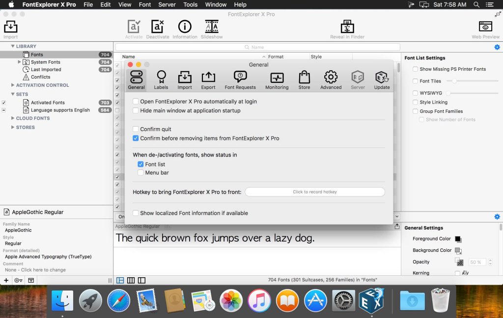 FontExplorer X Pro 7 for macOS Free Download