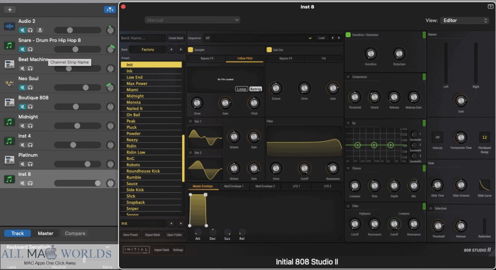 Initial Audio 808 Studio II 2 for macOS Free Download