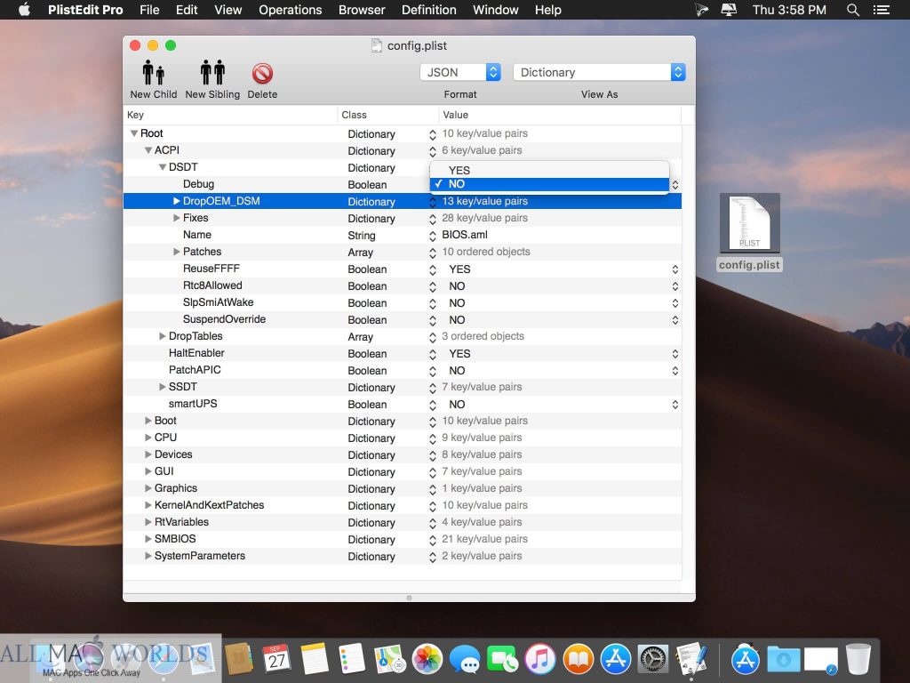 PlistEdit Pro for macOS Free Download