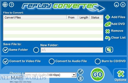 Replay Converter 3 for Mac Free Download