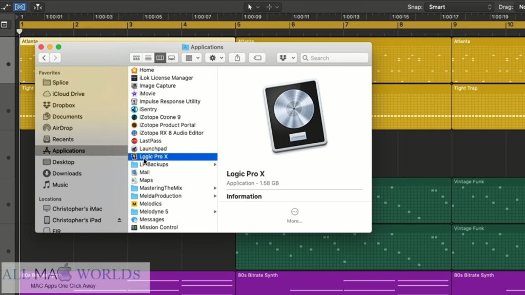 Logic Pro X 10.7.4 for Mac Free Download