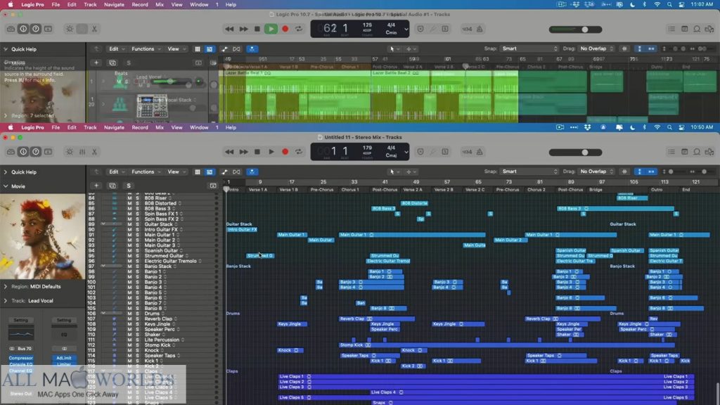 Logic Pro X 10.7 for macOS Free Download