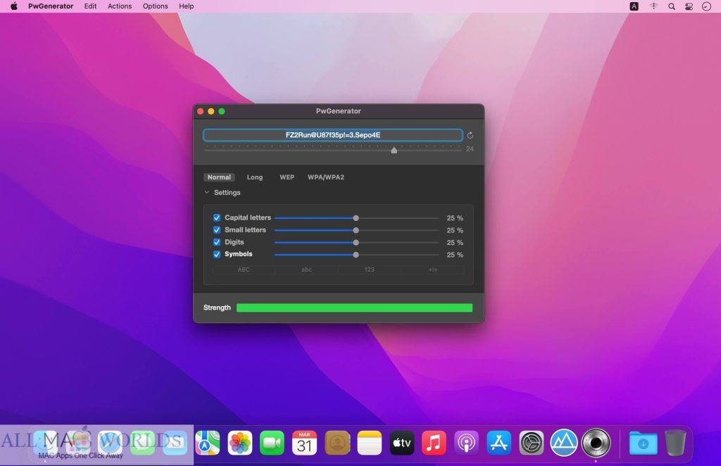 PwGenerator for Mac Free Download
