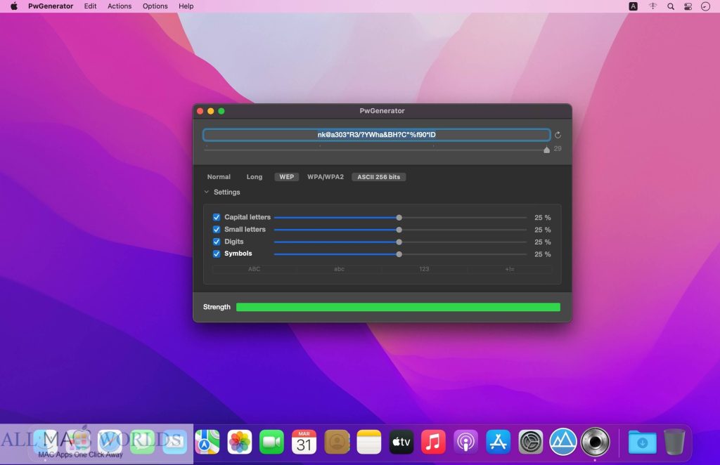 PwGenerator for macOS Free Download
