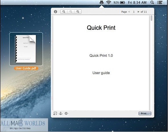Quick Print for Mac Free Download