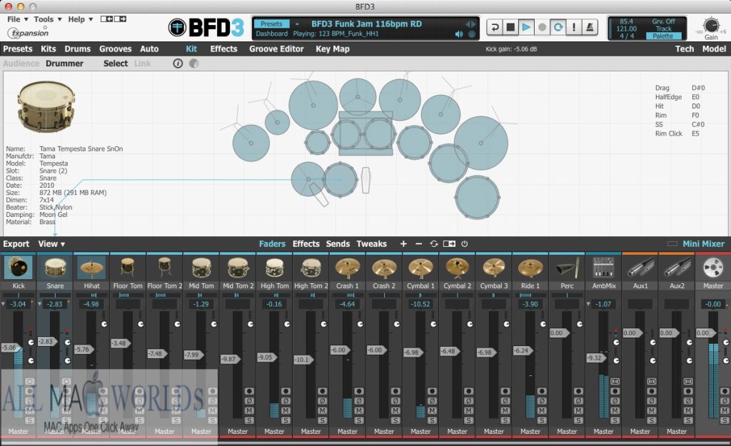 inMusic Brands BFD3 for macOS Free Download