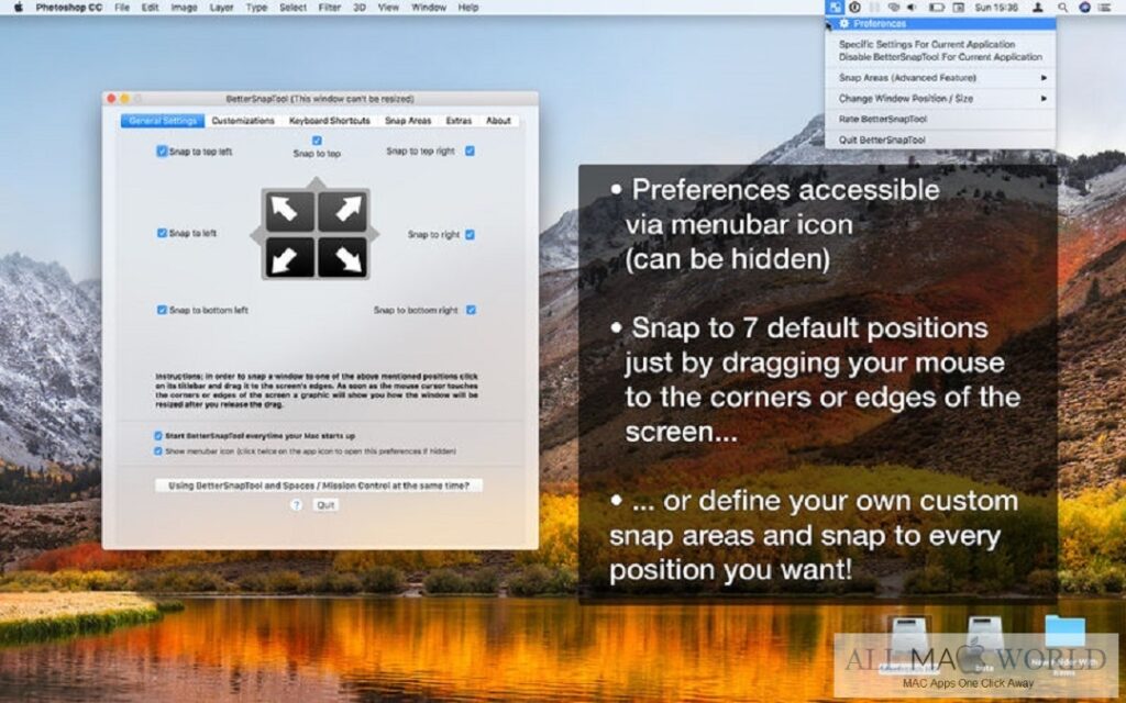 BetterSnapTool for macOS Free Download