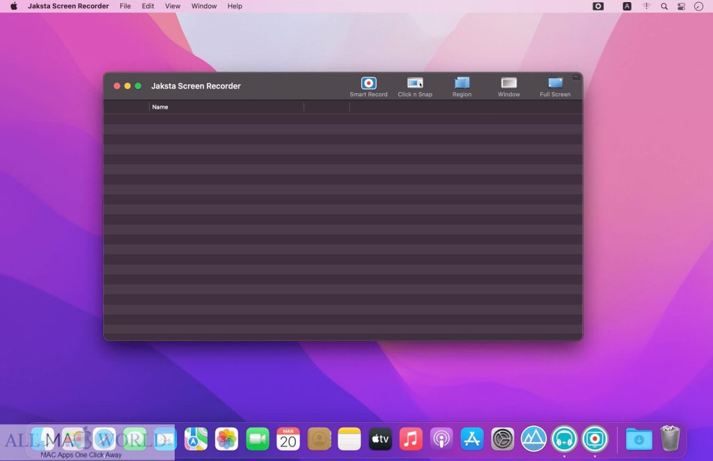 Jaksta Screen Recorder 3 for Mac Free Download