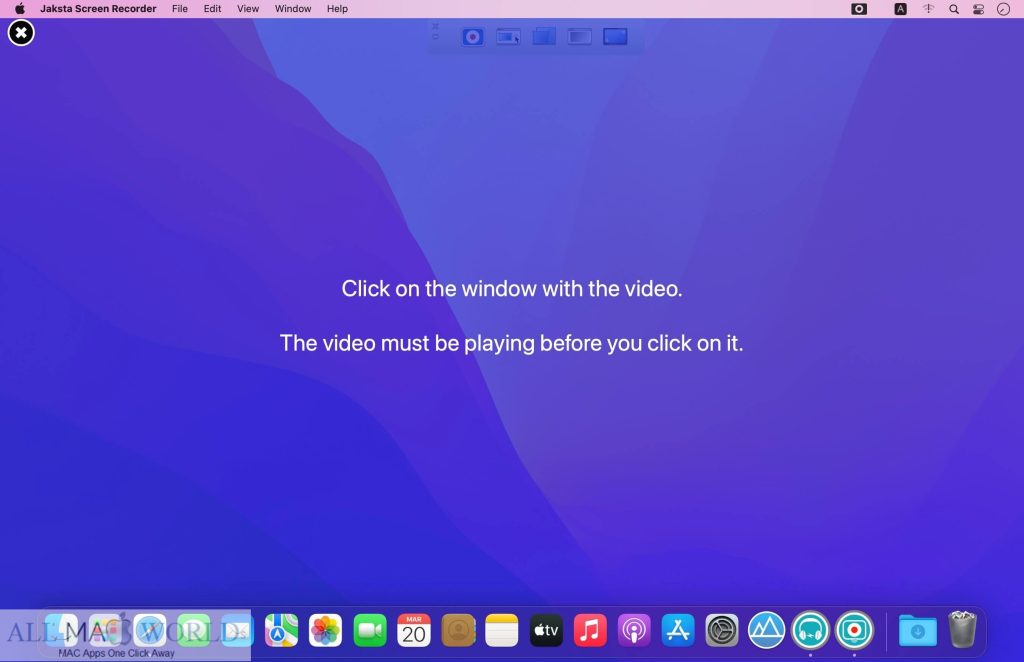 Jaksta Screen Recorder 3 for macOS Free Download