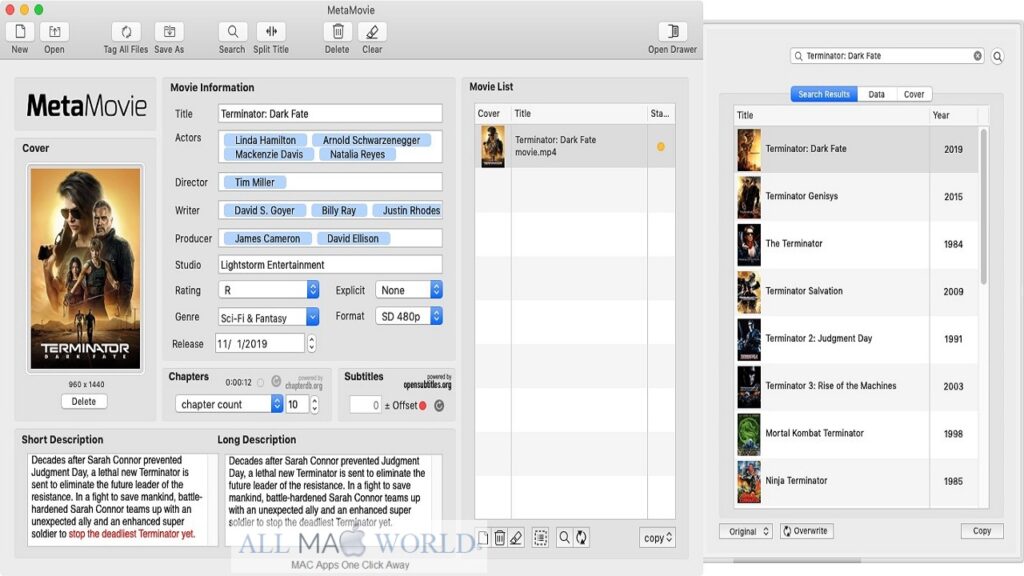 MetaMovie 2 for macOS Free Download