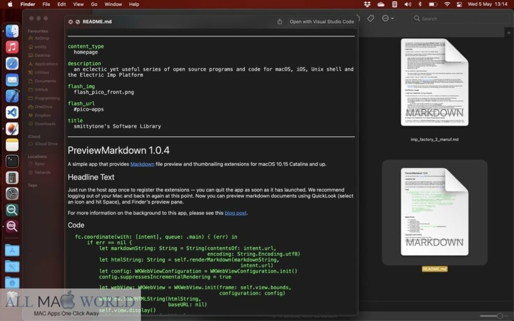PreviewMarkdown for Mac Free Download