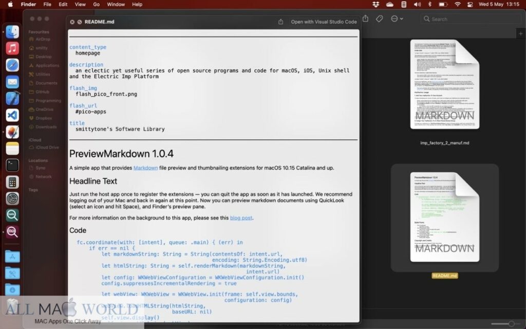 PreviewMarkdown for macOS Free Download