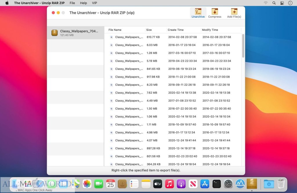 RAR Unarchiver Unzip RAR ZIP for macOS Free Download
