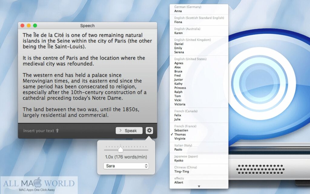 Speech 1.10 for macOS Free Download