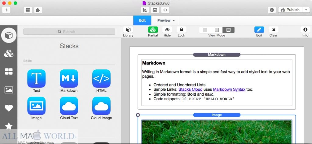 Stacks (RapidWeaver plugin) 4 for macOS Free Download