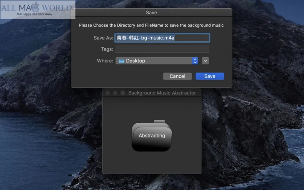 Background Music Abstractor 5 for macOS Free Download