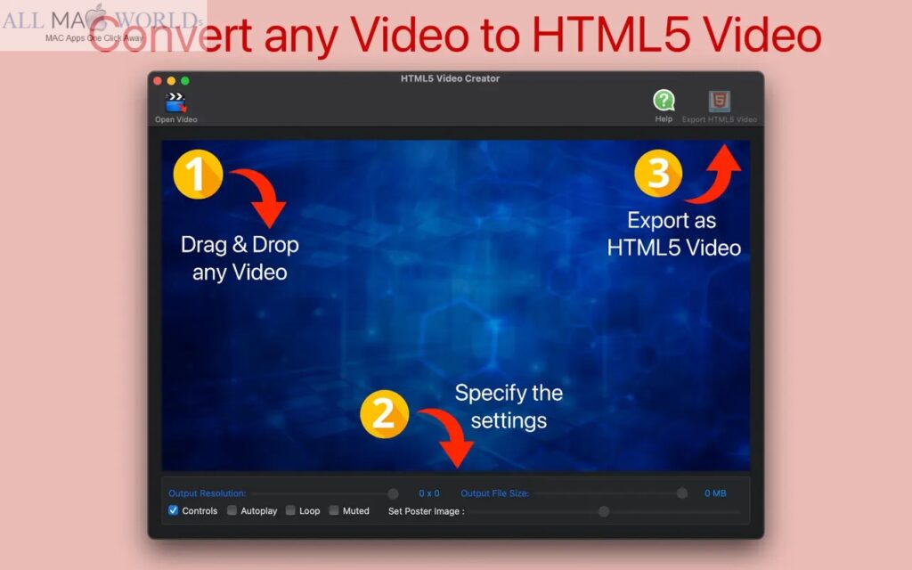 HTML5 Video Creator 2 for macOS Free Download