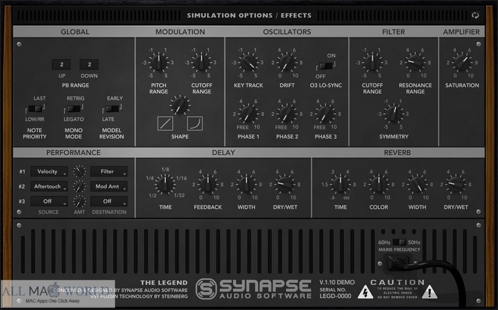 Synapse Audio The Legend for macOS Free Download