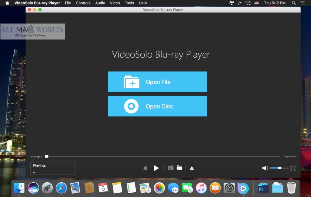 VideoSolo Blu-ray Player for Mac Free Download