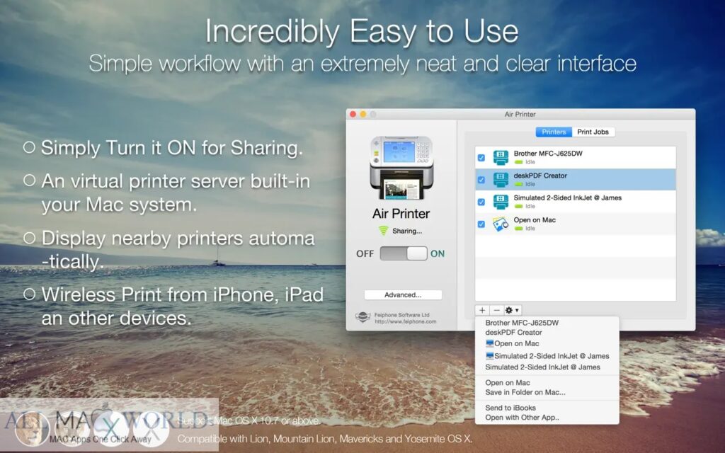 Air Printer Printer Server Pro 2 for macOS Free Download