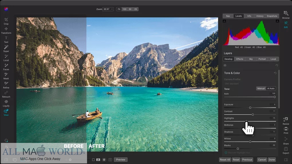 ON1 Photo RAW 2023 for Mac Free Download